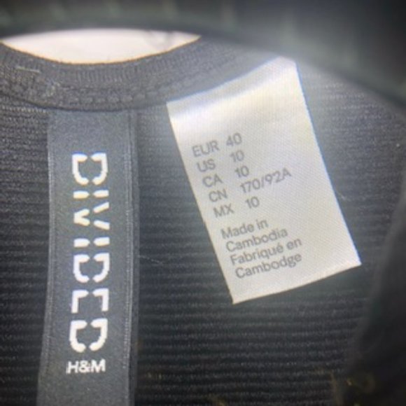 Divided by H&M Black Skater Skirt Tank Dress - Picture 3 of 4